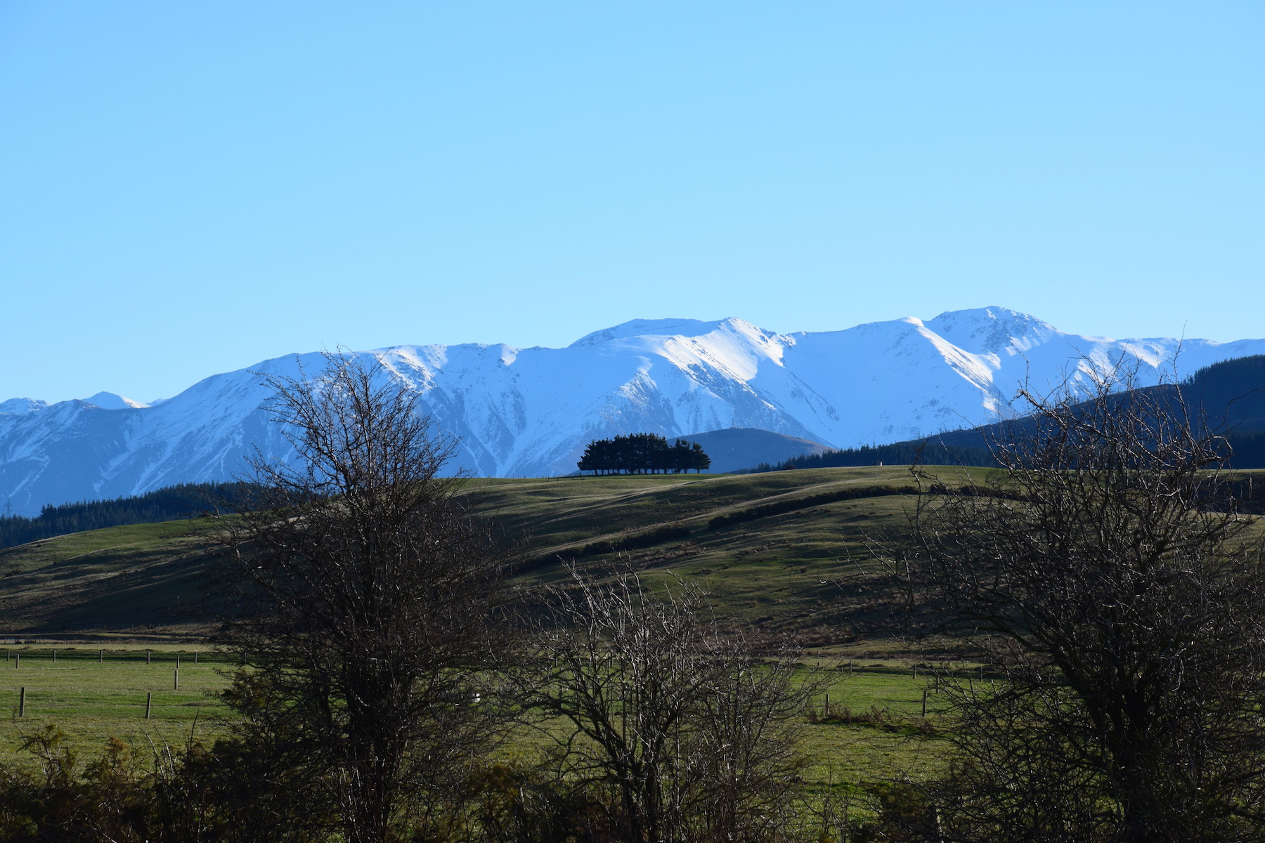 schneebedeckte Berge